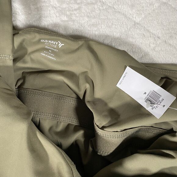 Old Navy Active Powersoft Tank Dress Athletic Built-In Bra Green Women's XL NWT - Picture 4 of 9